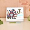 2026 Calendar Diamond Painting Calendar Set with Irregular Shaped Diamonds for Living Room Bedroom Office Desk Gift Giving
