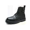 Chelsea Boots Men's Boots Autumn and Winter New Martin Boots Short Boots British Style Middle Help Round Head High Top Leather Boots Men's Shoes