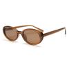 P9206 New European and American TR Plate Foot Polarized Sunglasses Trendy Men and Women Internet Celebrity Personality Retro Oval Sunglasses