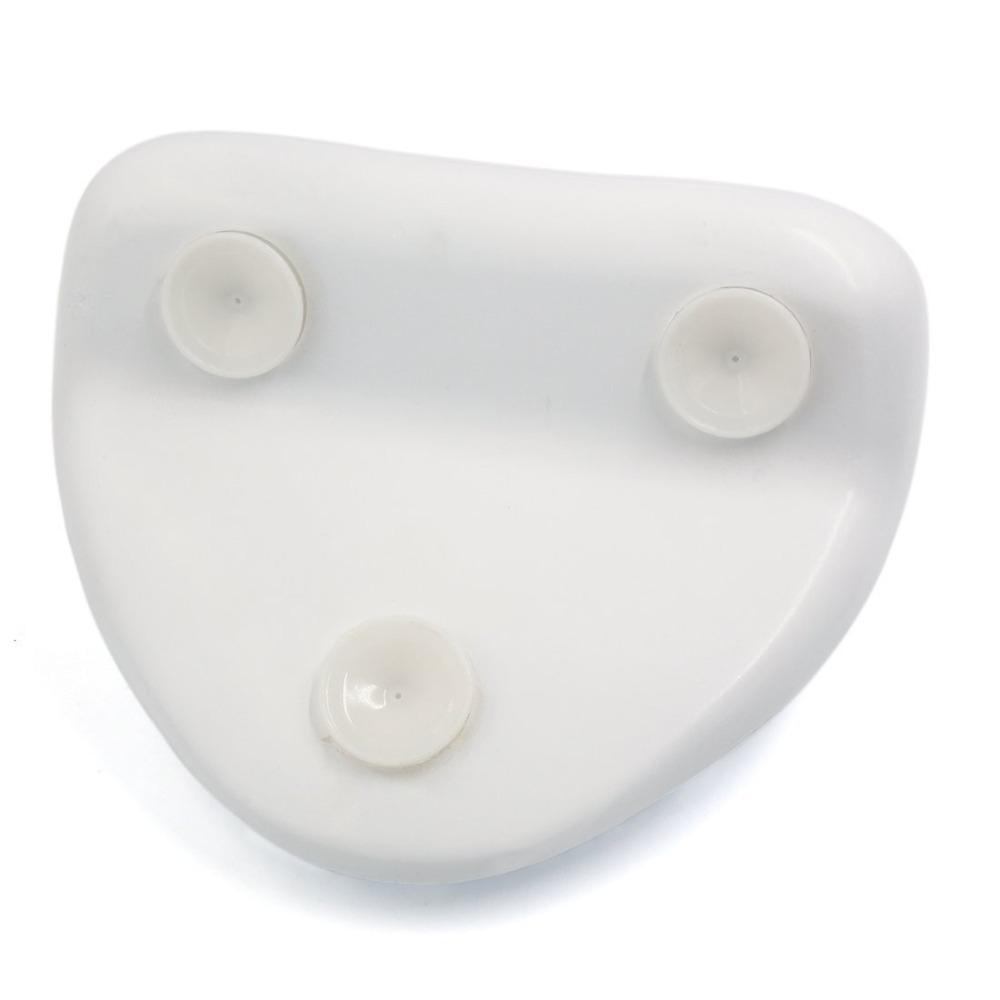 Bathtub Pillow Suction Cup Waterproof Polyurethane Foam Heart-Shaped Bathtub Massage Pillow Memory cotton Cervical Vertebrae