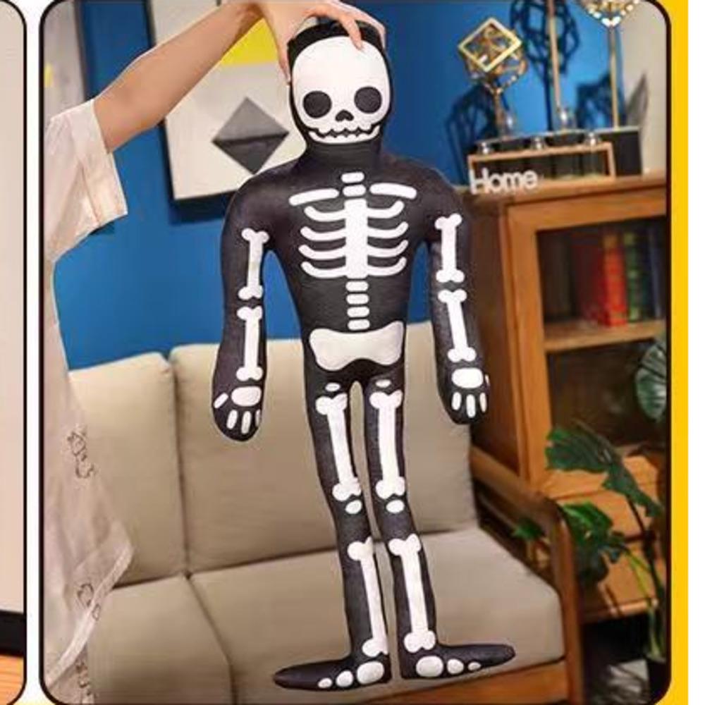 Halloween Joint Mobility Skeletons Plush Toy Skeletons Doll Joint Mobility Skeletons Plushie Halloween Monster Plush Toy