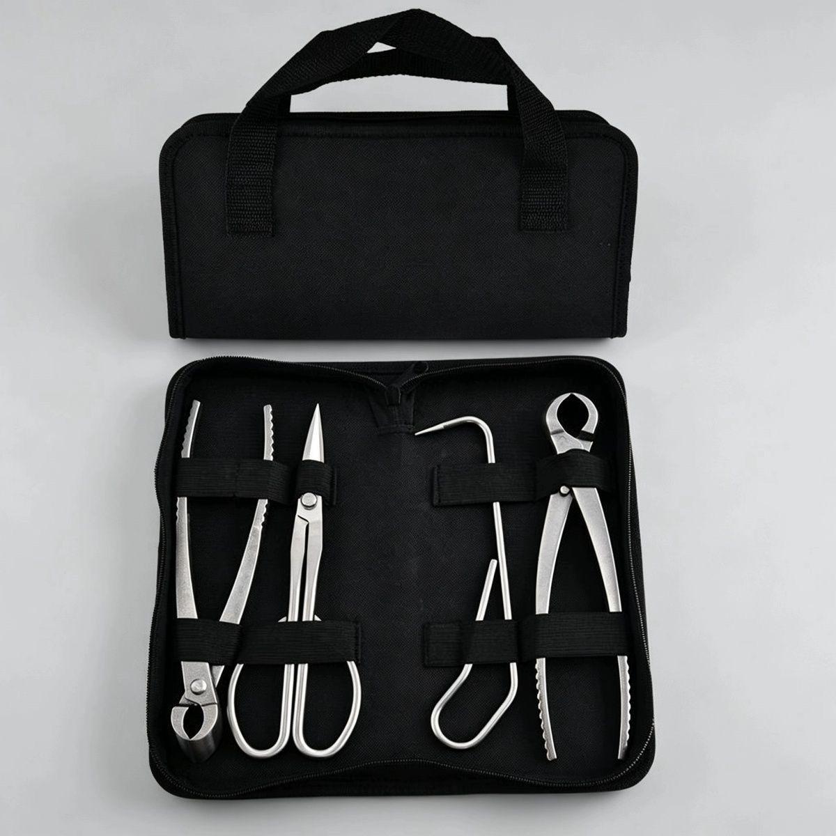 Stainless Steel Bonsai Tool Set: Leaf