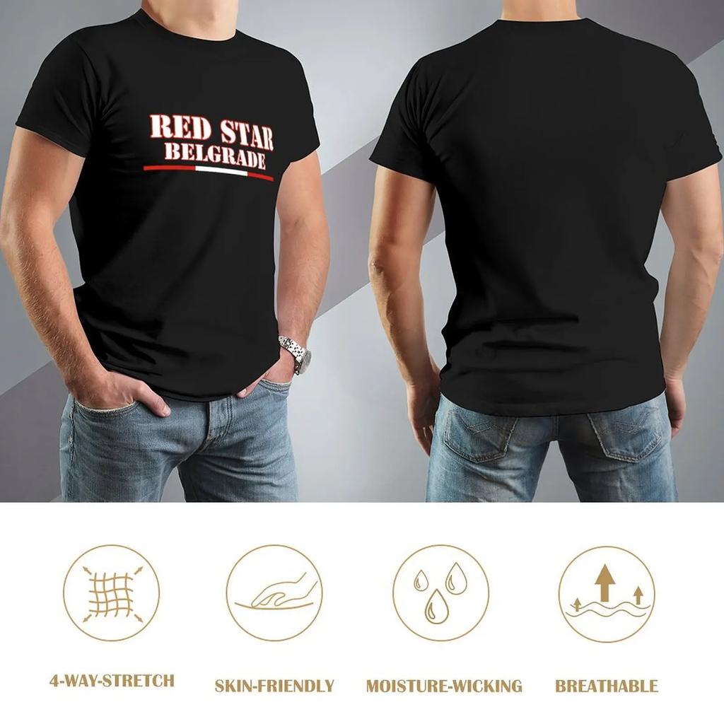 Crvena Zvezda Fk T-Shirt Oversized T Shirt Custom Shirt Mens Workout Shirts