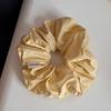 Light Yellow Elastic Hair Ties Minimalist Pattern Hair Rope Sweet Ponytail Hair Scrunchies  Women