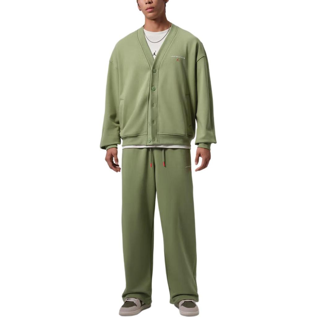 Jordan Flt Flc Cardigan Bequeme Jacke mit langen Ärmeln und V-Ausschnitt für Herren Jacken IW6371-334
