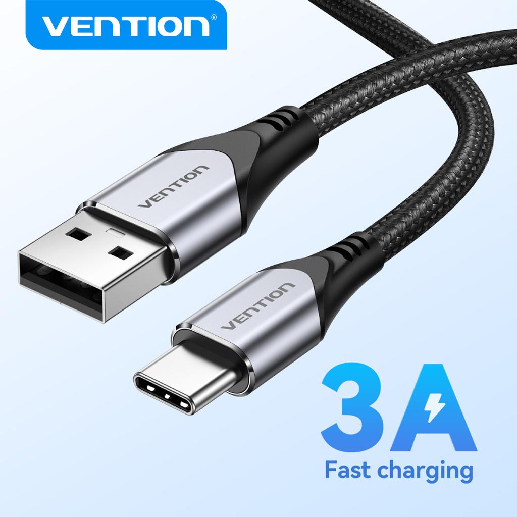 Cavo Vention USB Tipo C per Samsung Poco S21 Ricarica Rapida 3A Caricabatterie USB C Cavo Dati per Redmi 8 Cavo Tipo-C