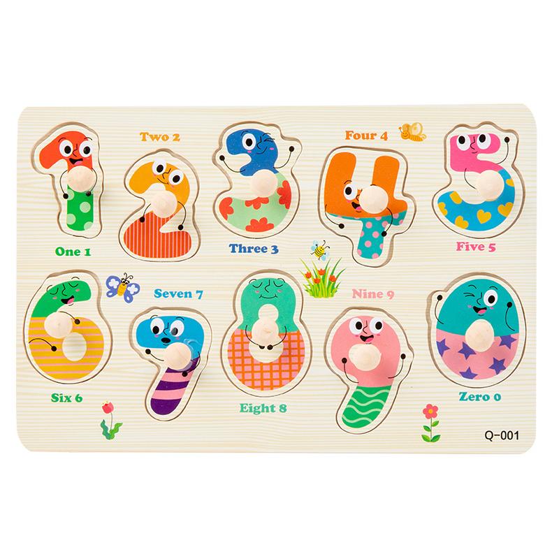 

Multi-Themed Wooden Handheld Board - Suitable For Early Learning Fine Motor And Cognitive Skills Development For Young Children