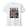 Vintage Retro Tony Soprano Classic Gangster Character Print Streetwear Casual T Shirt vintage Washed streetwear Unisex