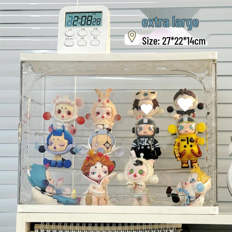 Прозрачная акриловая витрина для экшн-фигурок и кукол Doll Glue 1 Tie, No Cabinet