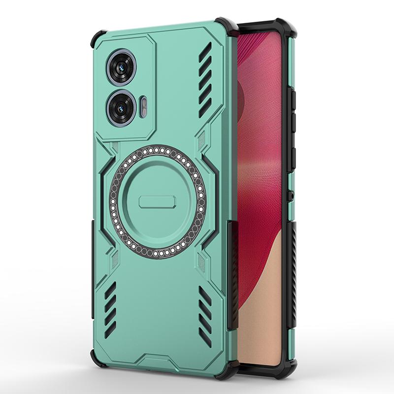 KEYSION Dutý kryt pro odvod tepla pro Motorola Edge 50 5G 50 Neo Magnetické chlazení Nárazuvzdorný kryt na telefon pro Edge 50 Fusion