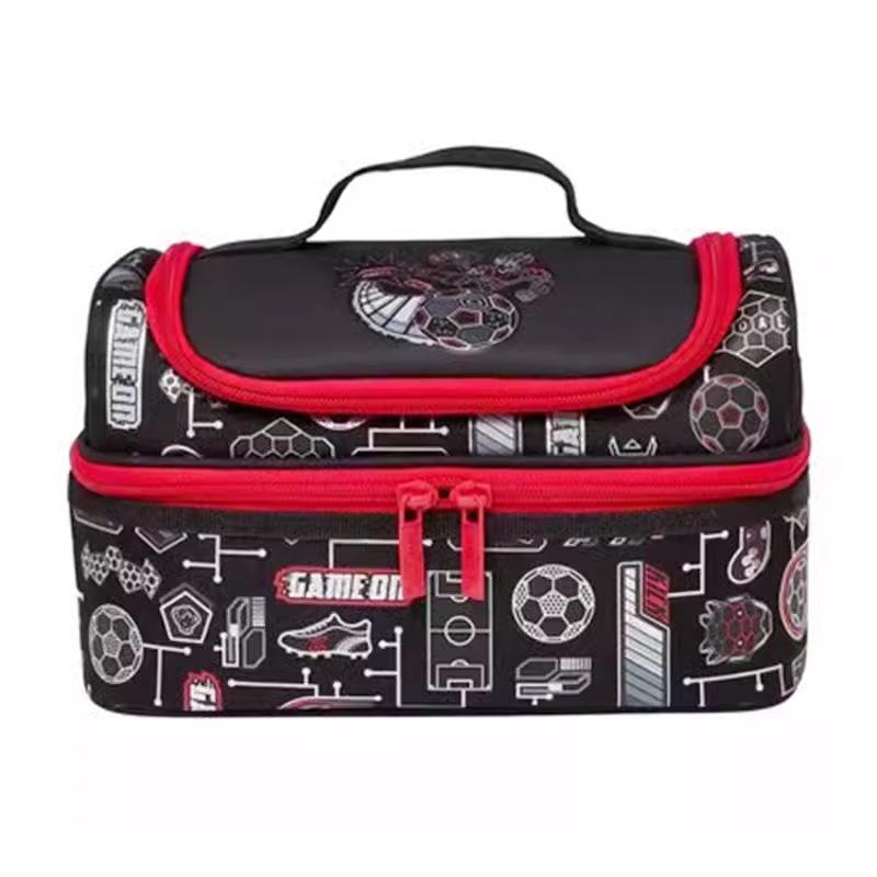 Smiggle Kids Lunch Bag Large Capacity Insulated Lunch Box Tote for School Students Portable Meal Cooler Bag Cute Design