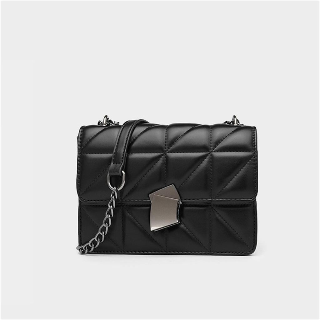 Diamond Chain Shoulder Bag Women's Bag Small Square Bag Temperament Lady Small Fragrance Style Bag Trendy Goddess Small Bag