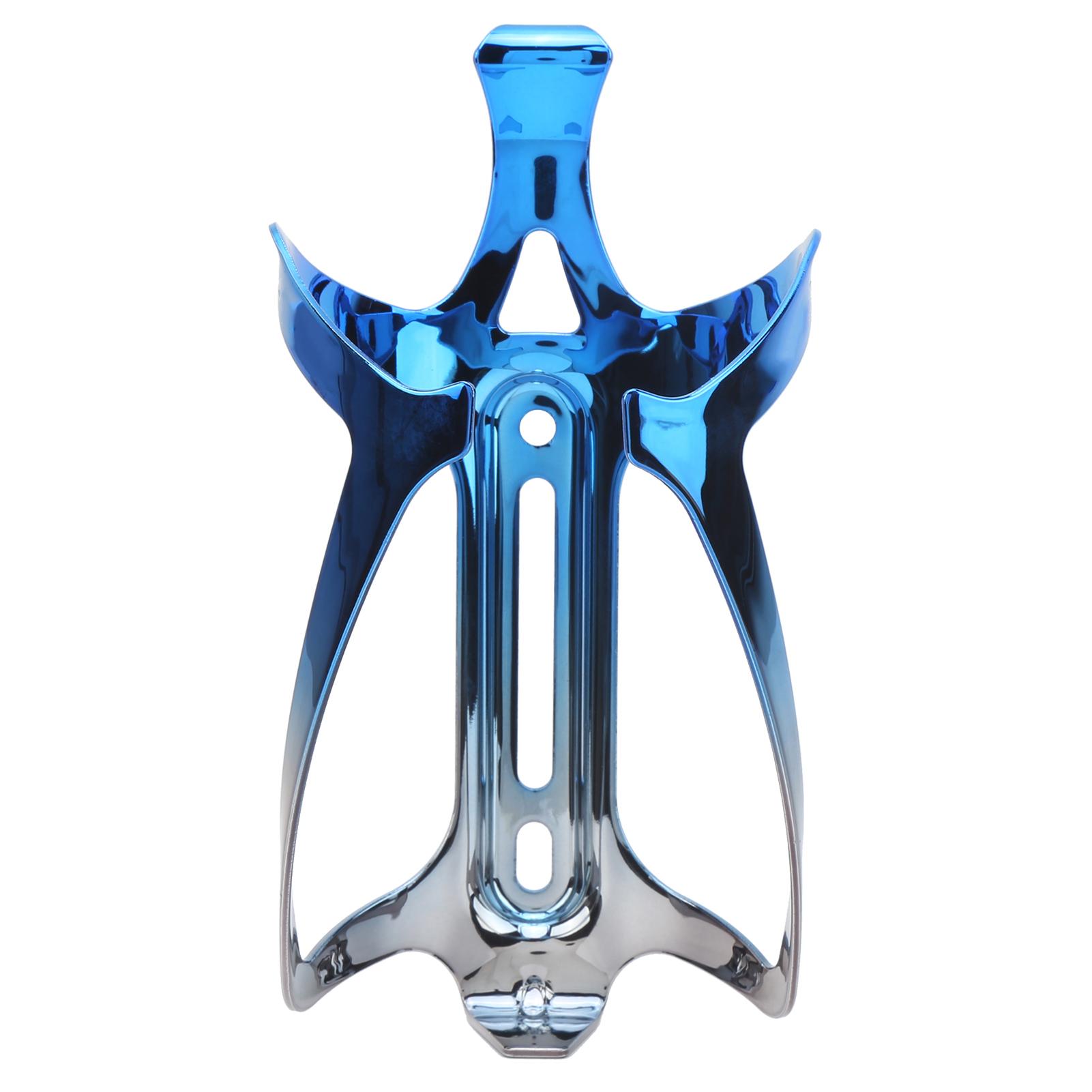 

Aluminum Alloy Mountain Bike Water Bottle Holder Cage Bottle Secure Retention BracketBlue Gray