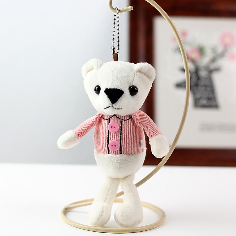 

Teddy Cute Miniature Bear Plush Perfect For Bags And Decoration Home рожевий
