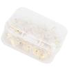 100Pcs Earring Backs Replacement Pierced Backing Stopper Boxed DIY Material Jewelry Accessories