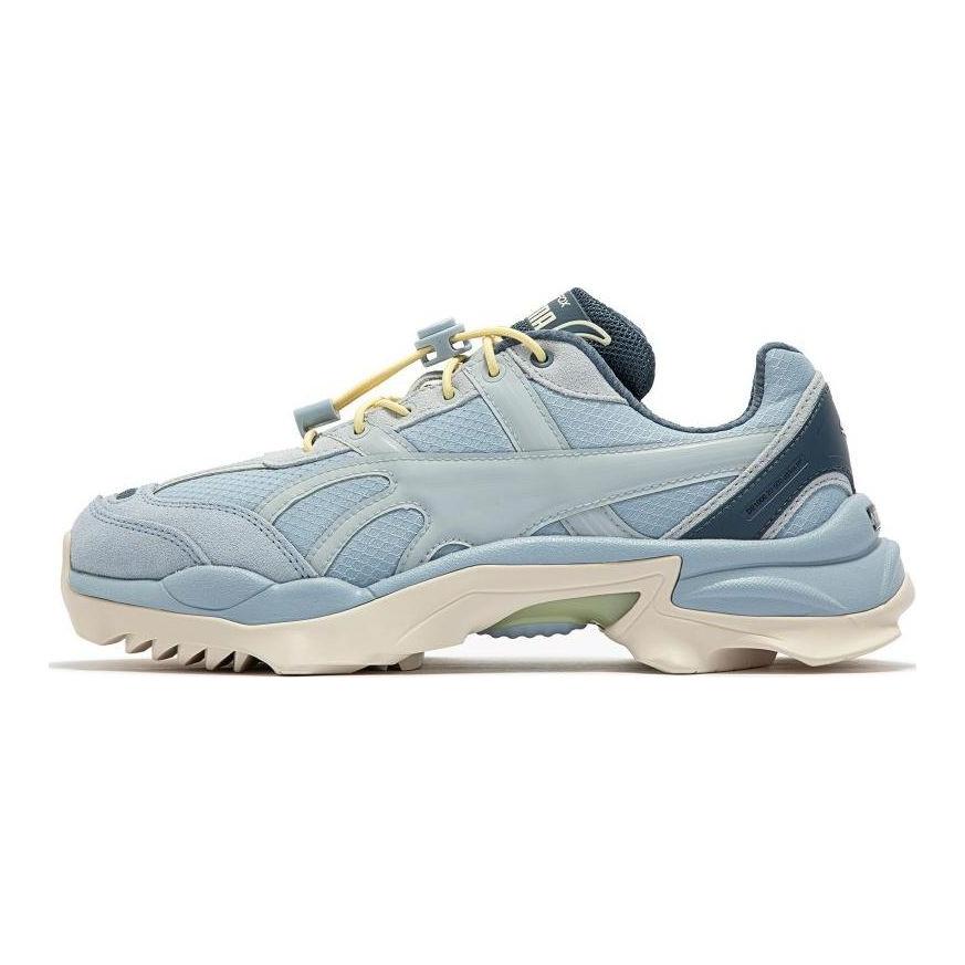 Puma Nitefox Urban Outdoor Mesh Sports Low-Top Lifestyle Shoes Unisex Sneaker Blue Gray Beige 389593-01