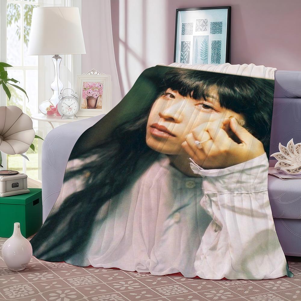 Japanese Singer Lchiko Aoba Blanket Warm And Soft Suitable For Bedroom Living Room Sofa Bed Office Travel Camping