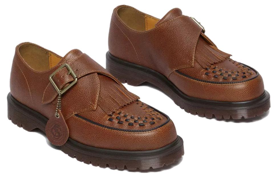 Men's Sneakers Ramsey Dr.Martens Westminster Leather Buckle Creeper 'Whiskey'