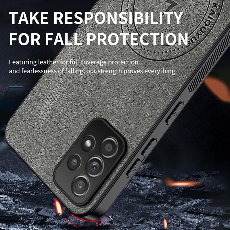 For Samsung A52 A52S Luxury New Style Leather Phone Case  For Samsung Galaxy A52 Magnetic Wireless Charge Shockproof Cover Capa