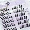 LuxeFlutter - Fox Eye Volume Cluster Glue-Free False Eyelashes