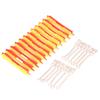 12 Pieces Salon Cold   Rods Hair Roller With Rubber Band Curling Curler Perms Hairdressing Styling Tool for Girls Women Hair