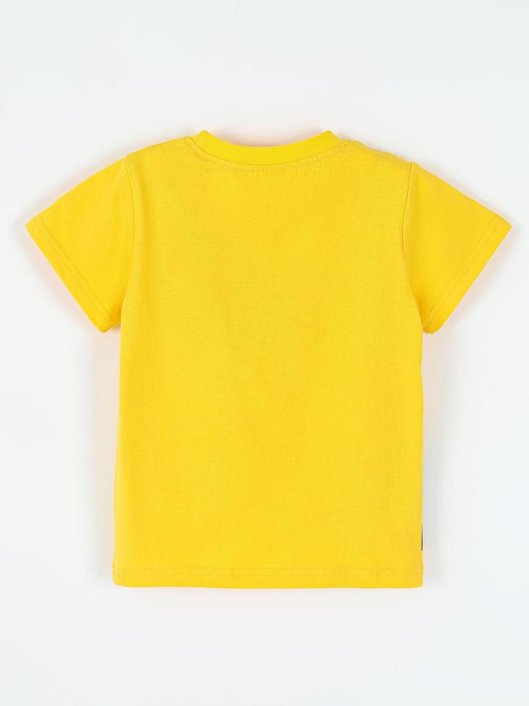 European & American Style Boys' Construction Vehicle Print T-Shirt - Short-Sleeve, Round Neck Sports Pullover for Toddlers & Kids