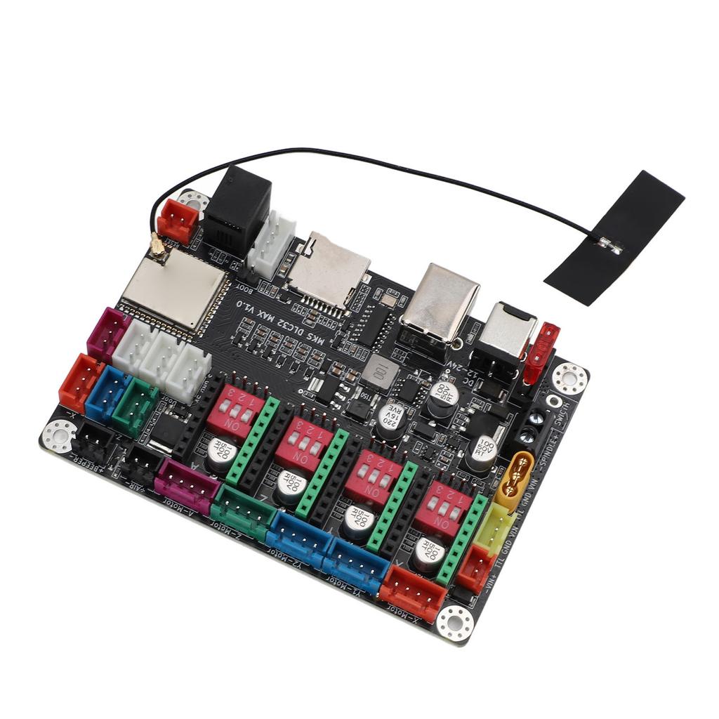 CNC 4 Achsen Controller Board Graviermaschine Hauptplatine 32 Bit Erweiterungskarte DC12 24V 10A