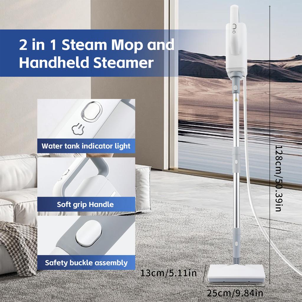 Household Multifunctional Electric Steam Mop High Temperature Steam Cleaning Machine Handheld Mop Floor Cleaning Machine