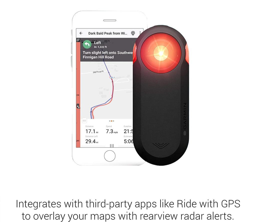 Garmin Varia RTL515 Rearview Radar with USB Charging Japanese [Official Product]