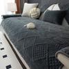 Crystal Fleece Sofa Cushion  Autumn And Winter New Plush Seat Cushion Cover Thickened Warm Sofa Cover Cross-Border