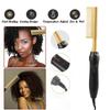 Hair Hot Comb Straightener Professional Press Comb Electric Curler Portable