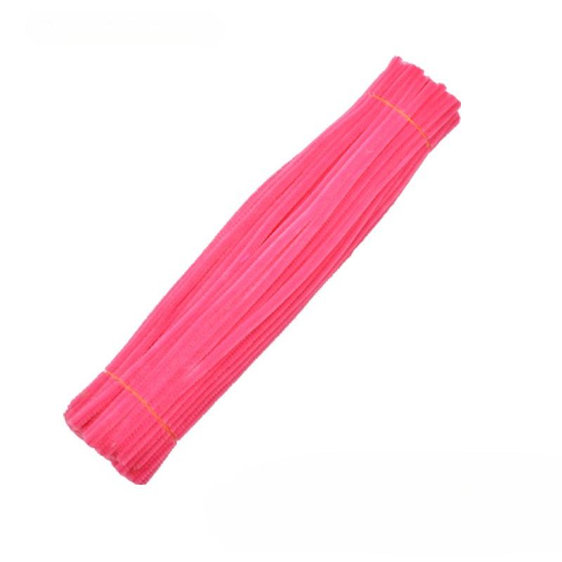 500pcs Chenille Stem Pipe Kids DIY Creative Chenille Sticks Cleaners Kindergarten Educational Handmade Material Plush Strips