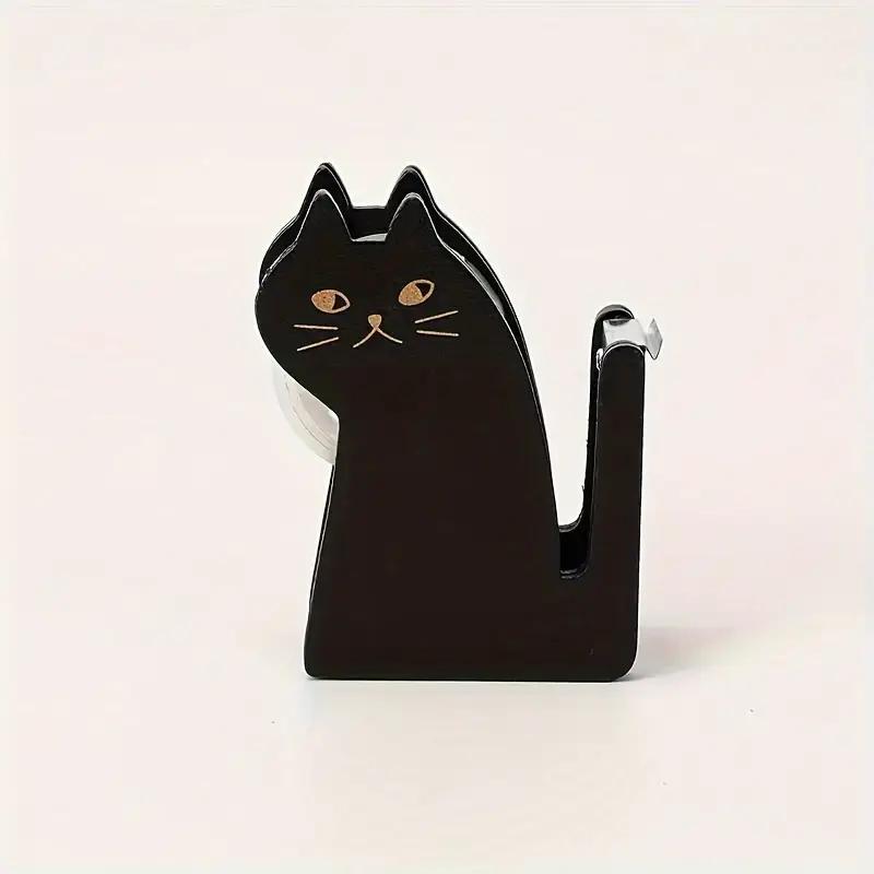 Cute Cat Tape Holder Dispenser with Multifunctional Tape Dispenser Portable Living Room Tape Holder Dispenser