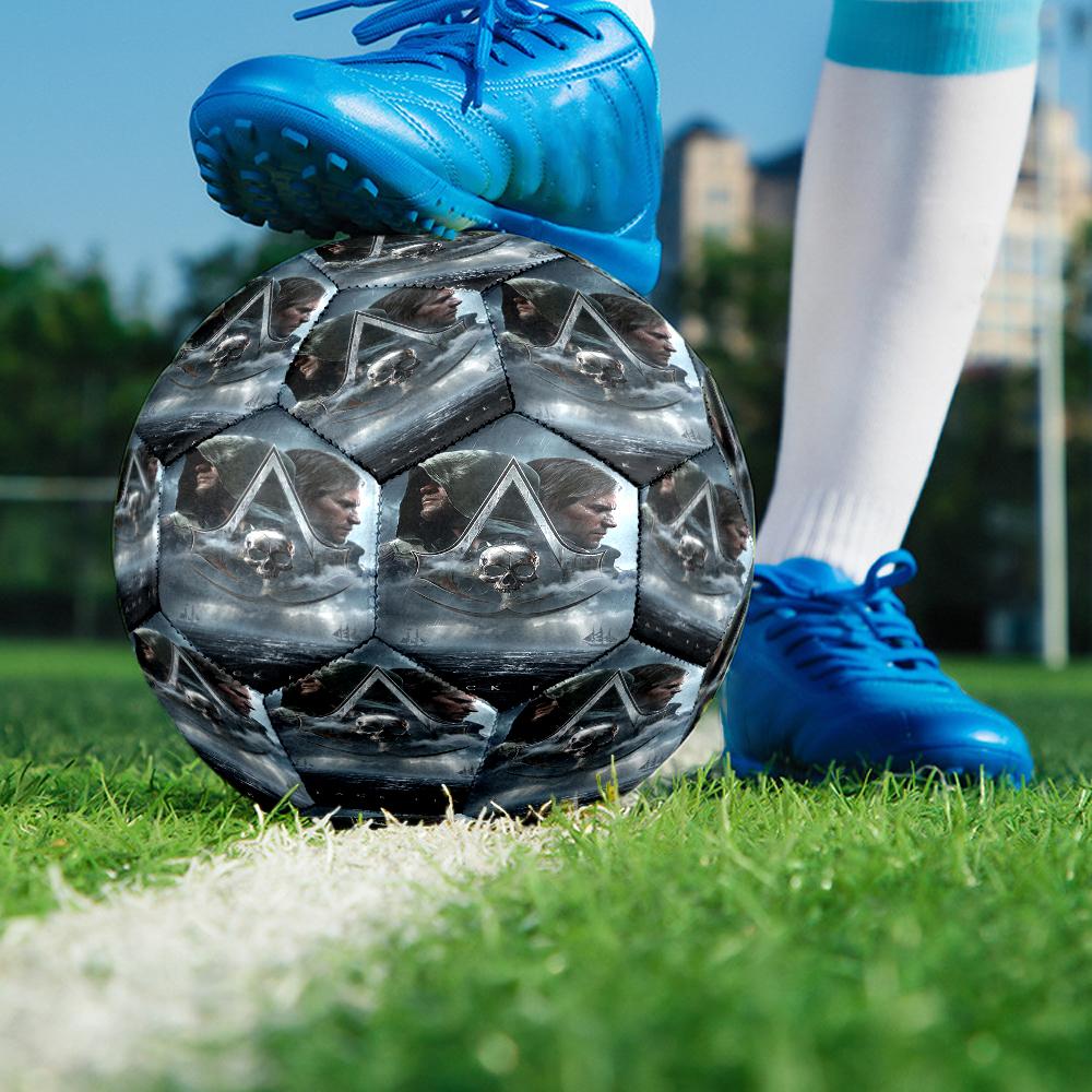 Assassin's Creed Theme Size 5 Soccer Ball, Suitable for Both Indoor and Outdoor Matches, a Gift Suitable for Everyone.