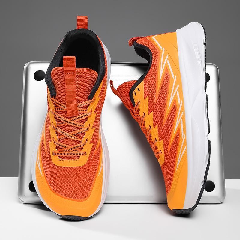 

Plus Size Men s Wide-Toe 48 Casual Sports Shoes - Wear-Resistant, Shock-Absorbing Mesh for Hard Courts 44 оранжевый/белый