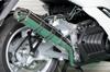 HMS Yamaha Majesty S Model Compatible Motorcycle Muffler R300 Up Type SUS Stainless Steel Muffler Silver Color (JBK-SG28J/2BK-SG52J) 2014-2020