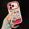 Applicable To Apple 17Pro Mobile Phone Case All-inclusive Anti-drop Iphone17 High-end Mobile Phone Case Hello Kitty Riding a Bicycle