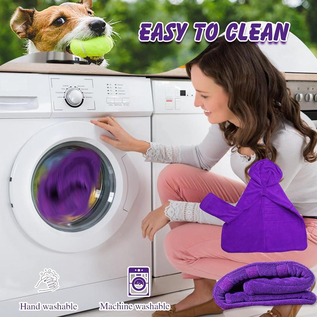 Quick Drying Dog And Cat Towels Soft Fiber Towels Absorbent Bath Towel Pet Bathrobe Convenient Cleaning Towel Pet Supplies
