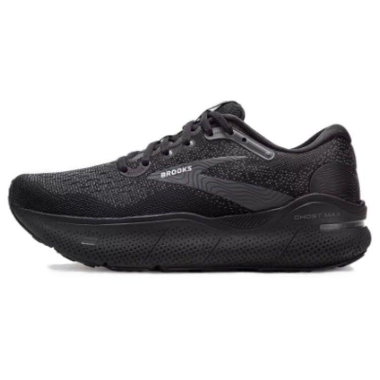 Brooks Ghost Max Melna Ebonija Vīriešu