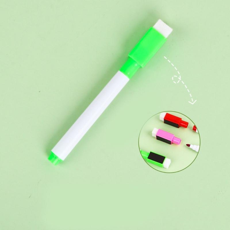 20 Pcs Whiteboard Pens Quick-Drying Whiteboard Markers Erase Marker with Eraser Caps for Office School and Home Use