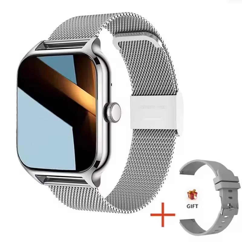Smart Watch  New 2.01 Inch Full Touch Screen Heart Rate Tracker Bluetooth Call Sport Smartwatch For Men Women