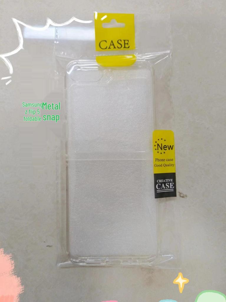 Samsung Z Flip 5/6 TPU Foldable Case with Hinge Protection & Hanging Buckle