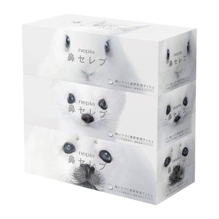 

Салфетки для носа Celeb, 400 листов x 3 коробки (200 пар)