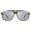 Philipp Plein Men S flaSh Navigator SunglaSSeS Spp046m 92ix Green Havana 61mm 92ix