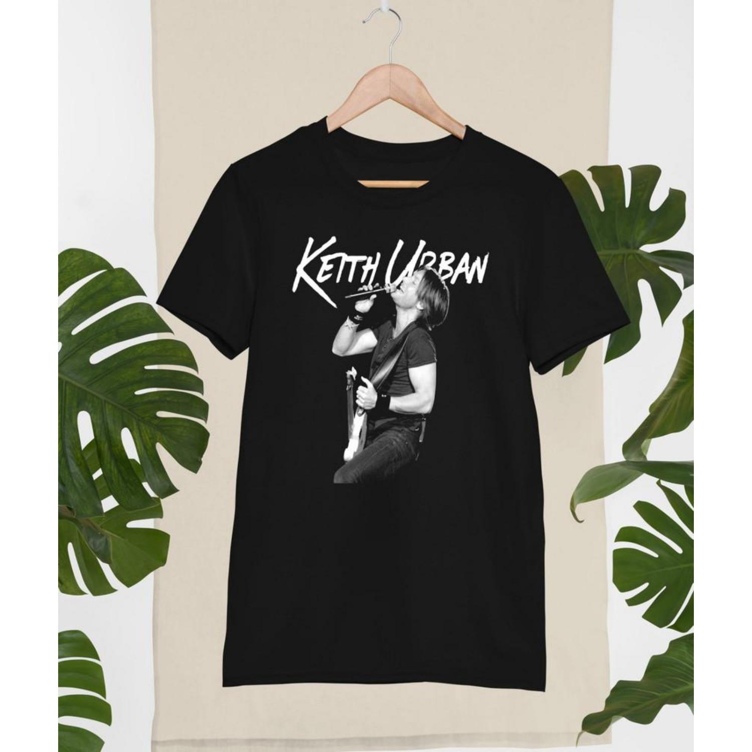 

РОЗПРОДАЖ НОВИЙ Чоловіча футболка Keith Urban Концертна Чорна Унісекс Футболка Всі Розміри Унісекс Футболка XXXXXL чорний