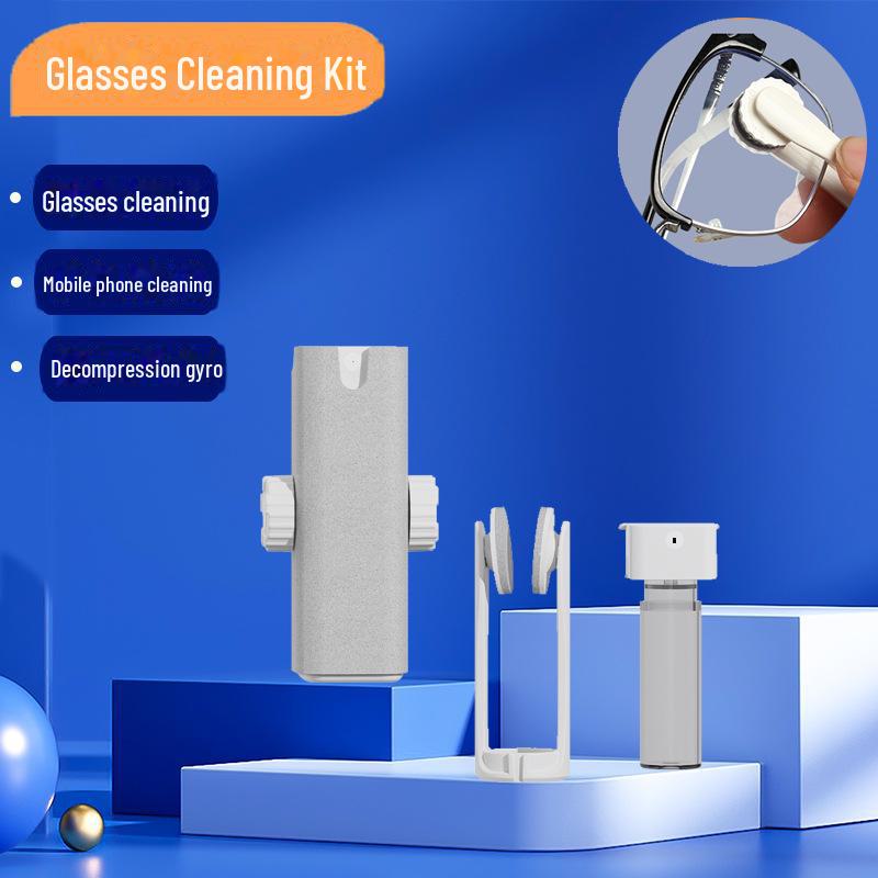 Multifunctional Cleaning Set: Keyboard Brush & Phone/Headset Cleaning Pen
