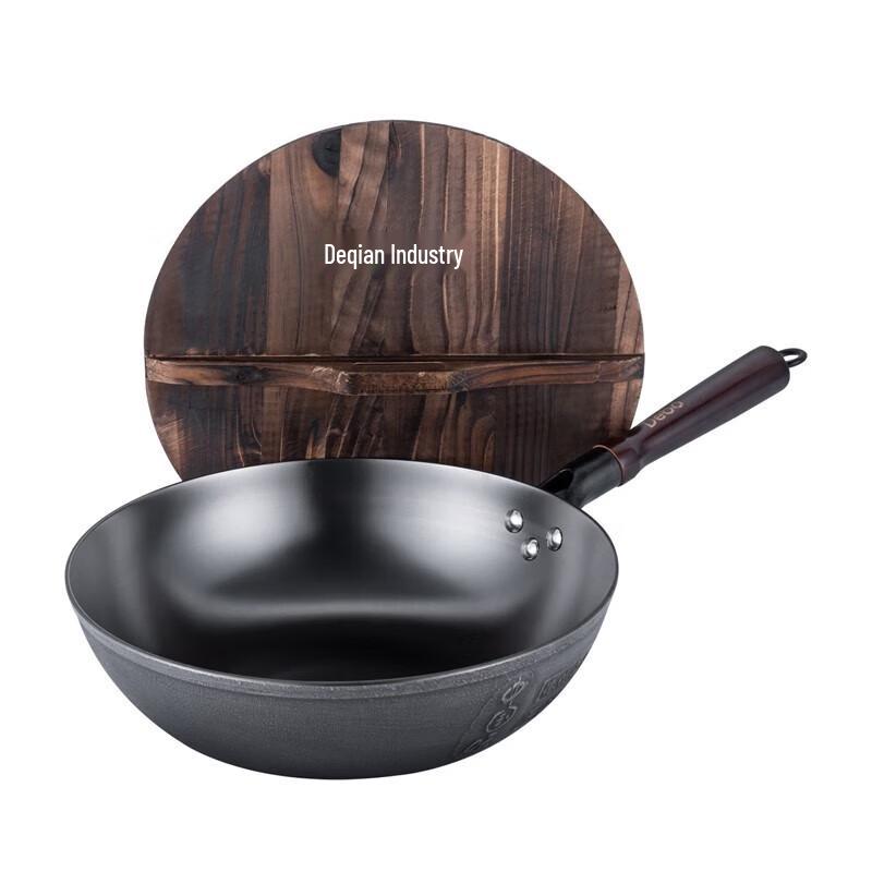 Debo DEP-709 Zhenjiang Physical Non-Stick Cast Iron Wok