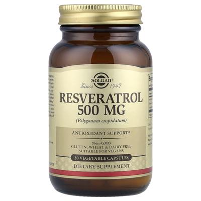 Resveratrol, 500 Mg, 30 Veggie Capsules