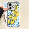 Summer Fruits Lemon Soft Phone Case For Xiaomi Redmi Note 14 15 Pro Plus 13 12 11S 11T 5G 10 9S 9 Plating Anti-Fall Fundas
