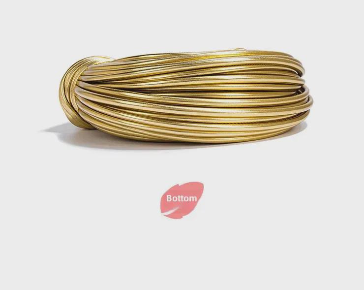 Women's Gold Hand-Woven Cloud Crossbody Bag